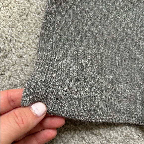 INC International Concepts gray cardigan sweater 100% WOOL medium​ - Picture 6 of 12